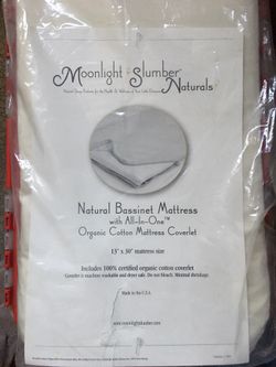 Moonlight Slumber Naturals Bassinet Mattress