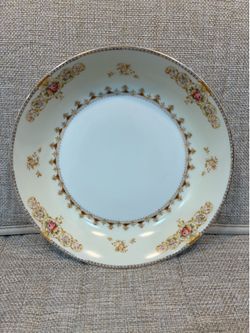 Vintage Meito China Hand Painted Dinner Plate – Made in Japan