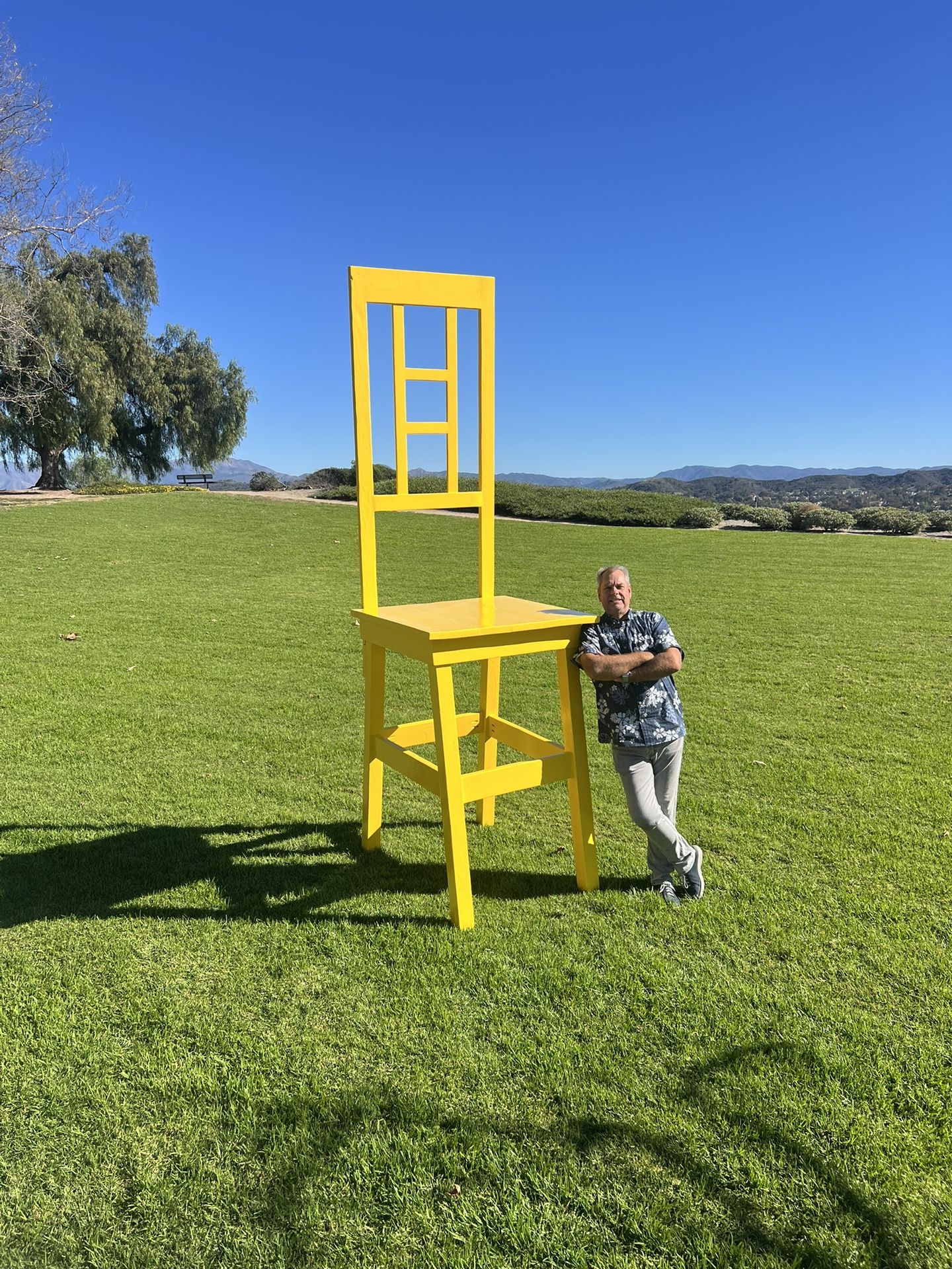 Giant Yellow Chair
