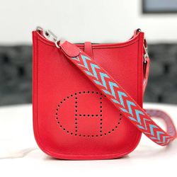  Hermes Evelyn TPM Amazon Rouge Bag