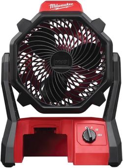 Milwaukee M18 pack out fan with 3ah 18v battery
