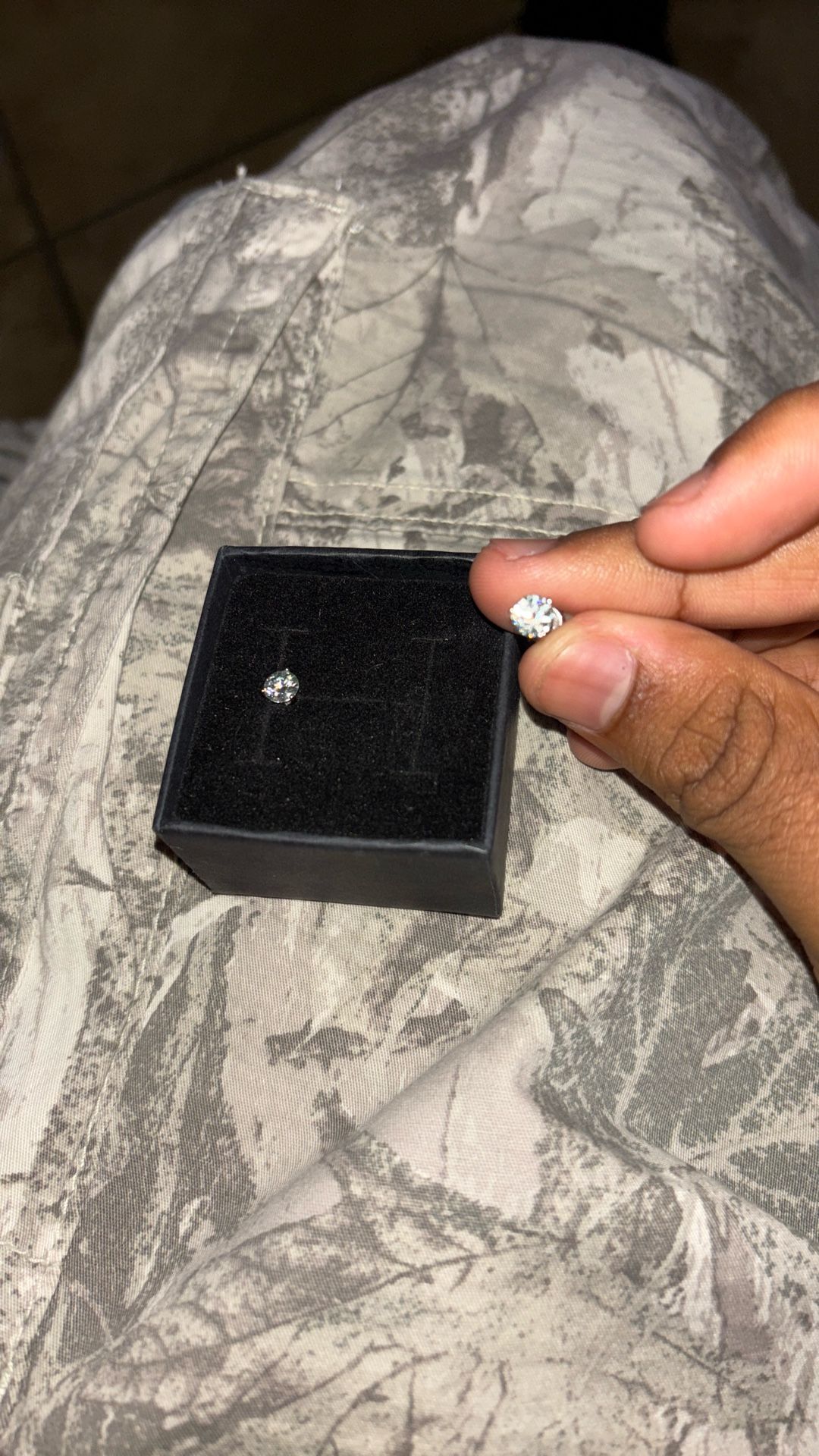 .5 Karat Diamond Screw Earrings