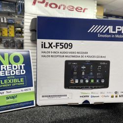 Alpine Ilx-509 Wireless Apple CarPlay 9 inch touchscreen stereo system