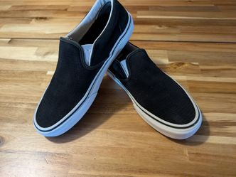 (A) Vans Classic Slip-On Shoes Men's 7  -  Women's 8 1/2