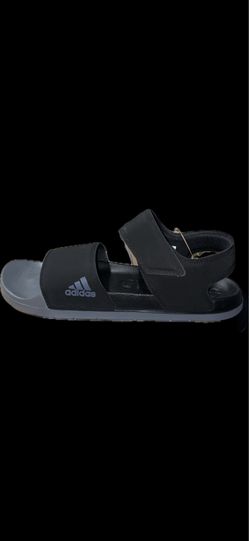Adidas Black Slip-On Comfort Sandal HP3007 men size 13
