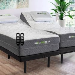 Ghostbed Luxe Adjustable Bed ! King Size Bed ! King Bed ! Split King Adjustable Bed ! Movable Bed ! Ghostbed Luxe ! Ghost Bed Luxe ! Free Delivery