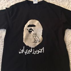 BAPE T SHIRT OVO X DRAKE