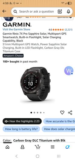 Garmin fénix 7x pro