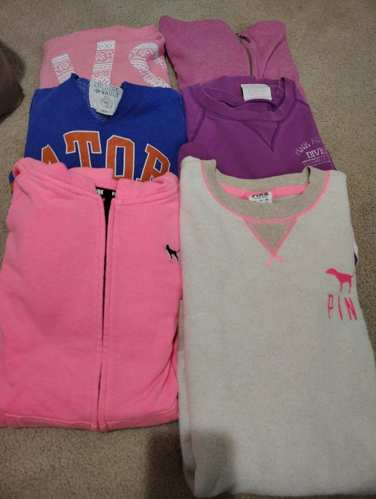 Victoria Secret Pink Hoodies.