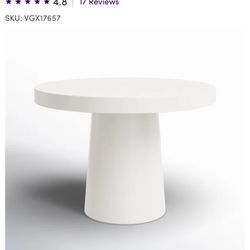 NEW In BOX - Wayfair Concrete Dining Table 