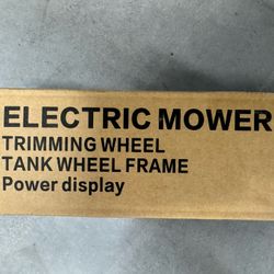Electric Mower With Trimming Wheel Lawnmower