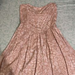 Short Pink Corset Dress 
