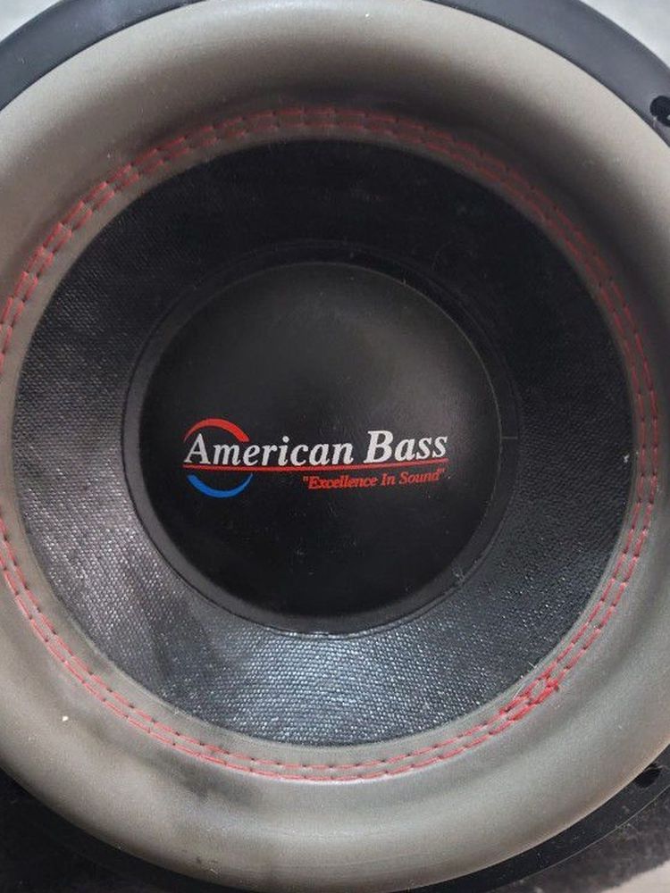 10 Inch American Bass Sub 2000 Rms