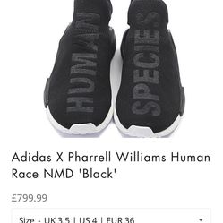 Adidas x Pharrell Williams Human Race Sneakers 