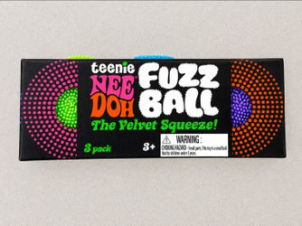 Teenie NeeDoh Fuzz Ball 3-Pack – Brand New!