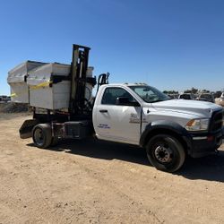 Ram 4500 And Ford F350 Dump Truck Dumpster Truck