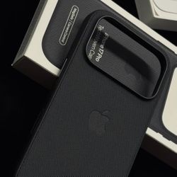Magnetic Case For iPhone 17 Pro Max 17 Pro Original TechWoven Case Magsafe Cover BLACK 