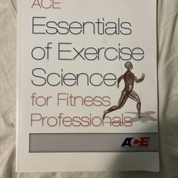 ACE Essentials Of Exercise Science For Fitness Professionals Book