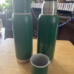Stanley + Starbucks Thermo Mexico Green 2023 Vacuum Insulated Bottle 25 oz NEW