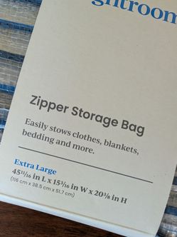 Zippered storage bag XL -Brand new Bright room - Target