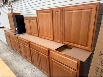 Oak kitchen set