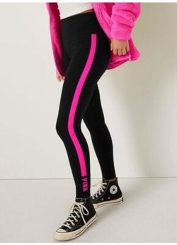 PINK Black Leggings