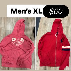 Men’s polo Ralph Lauren hoodies size xl