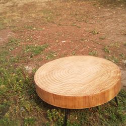 Gorgeous Unique Wood Coffee /End Side Anything Accent Table 