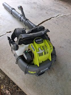 RYOBI Back Pack leaf Blower 175..760 CFM 38 cc gas