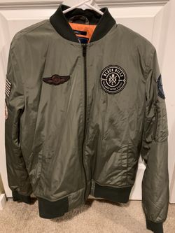American Rag Mens Small Bomber with detachable Hood