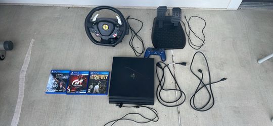 PS4 pro and Racing sim bundle