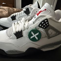 Jordan 4 White Cement New No Box 
