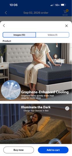 King size split adjustable bed and frame