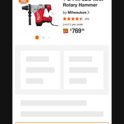 Milwaukee 1-3/4 in. SDS-MAX Rotary Hammer