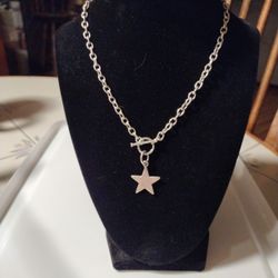 Sterling Silver ⭐ Star  Chain Necklace