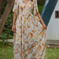 Boho maxi dress - petallush brand size medium