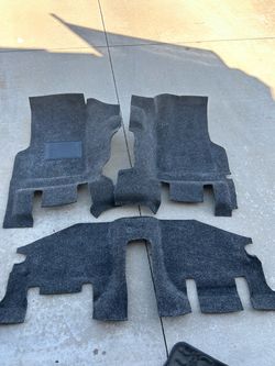 Jeep TJ LJ Wrangler Bedrug and molded floor liners
