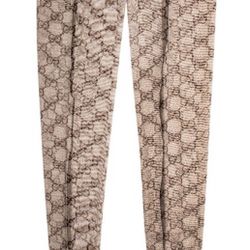 Gucci logo Jacquard Tights classic GG leggings iSupreme Canvas hosiery Monogram Pants