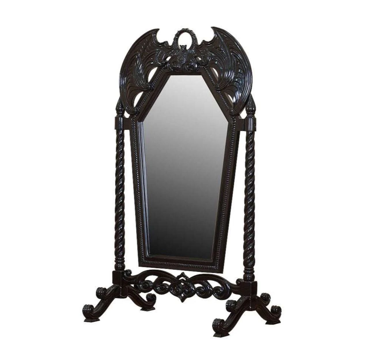 Gothic Vampire Bat Mirror Haunt Cult Luxury Goth Furniture