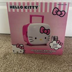 NEW Hello Kitty Mini Fridge 