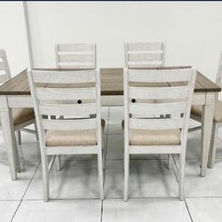 6 CHAIRS - DRAWERS AND POP-UP STORAGE!!! DELIVERY TONIGHT!!!TEXT 30777 TO 22462 FOR $50 DOWN!!!