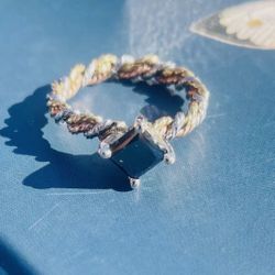 Custom Triple Braided Wedding Ring - Rose Gold, Yellow Gold & Platinum