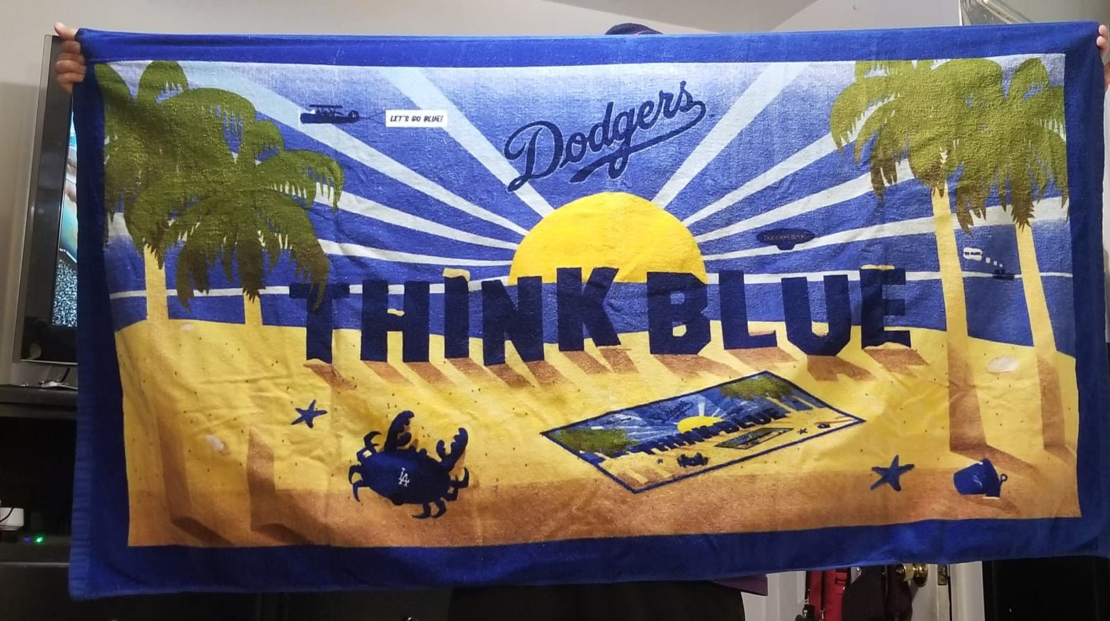 LA Dodgers Beach Towel