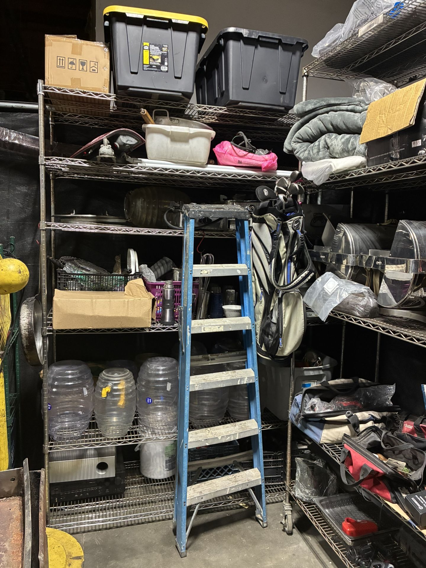 Rack Shelfs Uline metro 26”x48”x84” Griddle Thermo Crock Pot Jar Caster Wheels