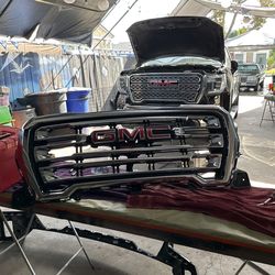 GMC SIERRA 1500 SLT FRONT GRILLE