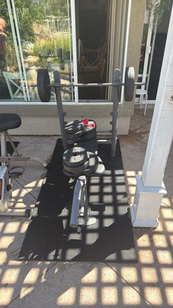 Bench and Rack Set