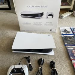Used - PS5 Console 825GB - 20 PS5 IGames/9 PS4 Games