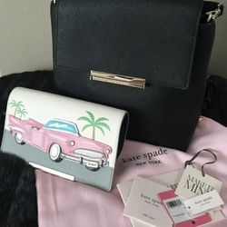 kate spade make it mine Maddie 3-Way Backpack Bag Pink Cadillac Flap Mary Kay 