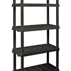 5 Tier Plastic Shelf, Garage Shelving Unit