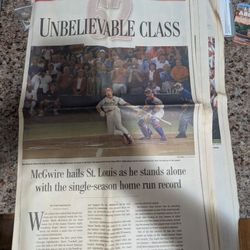 Mark Mcguire In News Paper 1997 